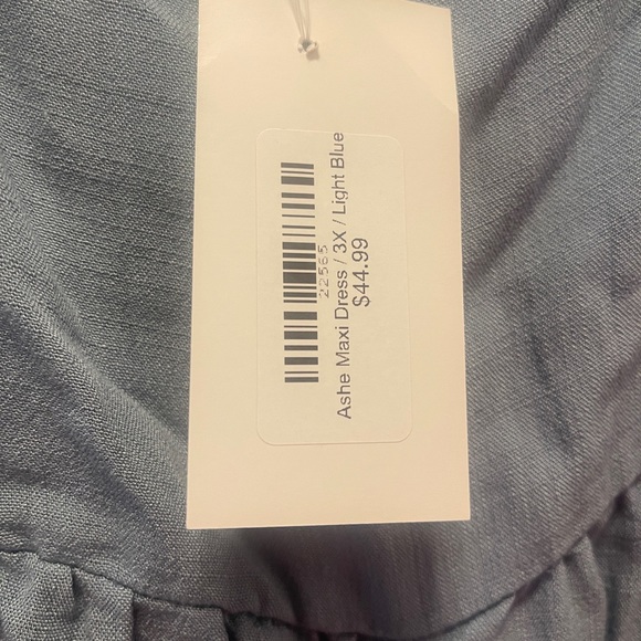 Final Touch Blue Maxi Dress - Picture 5 of 5